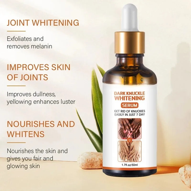 Skin Beauty Essence Lighten Skin Tone Removal Elbows Knee Melanin Dark Knuckle Reduce Dullness Moisturizing Brightening Serum