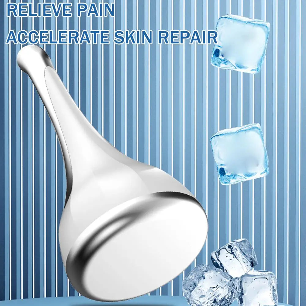 Facial Ice Globes Massager For Eye Face Massage Skin Beauty Pores Frozen Small Ice Roller Hammer Home Use Face Care Stick