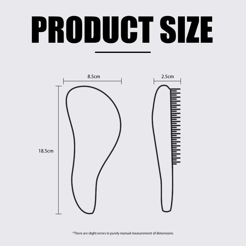 Women's Airbag Comb, Curly Hair Massage, Anti Knotting, Smooth Comb, Portable Anti-static Royal Queen's Curved Comb