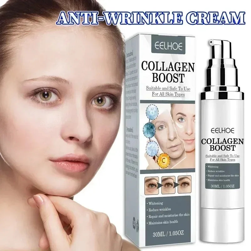Collagen Boost Serum Anti-Aging Dark Spot Corrector Anti-wrinkle Face Cream Fade Fine Lines Women Skin Care 30ml