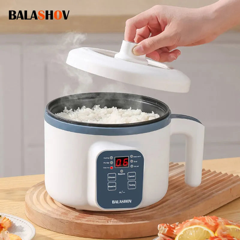 1.7L Electric Rice Cooker Single Double Layer 220V Multi Cooker Non-Stick Smart Mechanical MultiCooker Steamed Rice Pot For Home