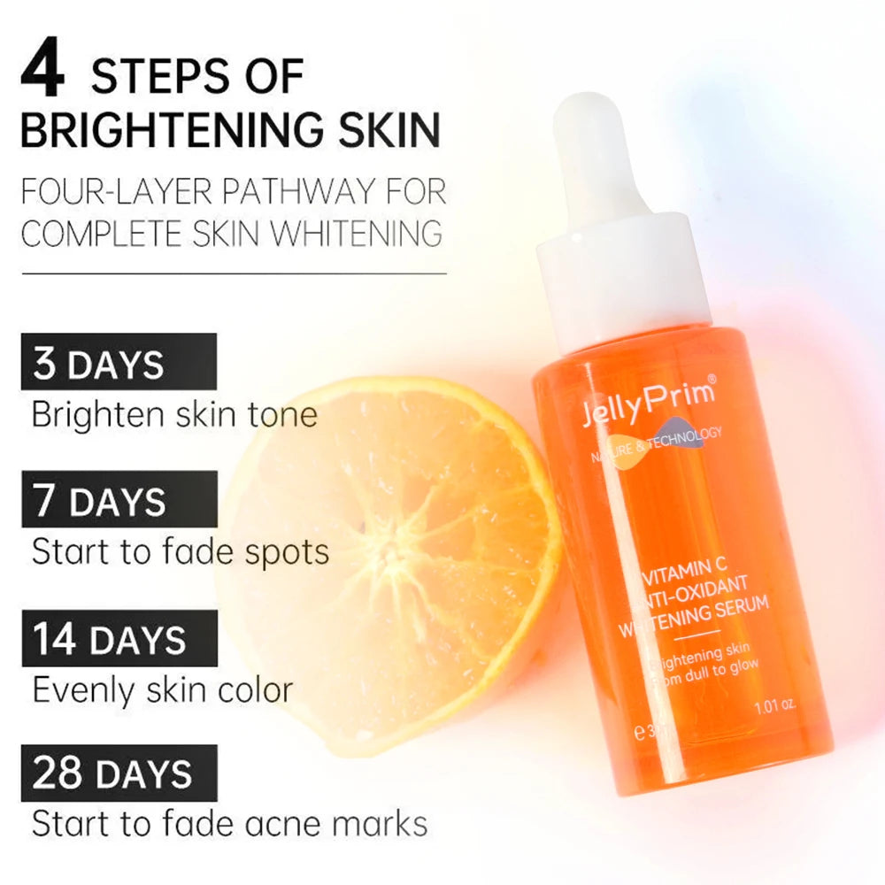 Vitamin C Dark Sports Face Serum Skin Care Products Hyaluronic Acid Moisturizing Hydration Facial Serum Skincare Women Beauty