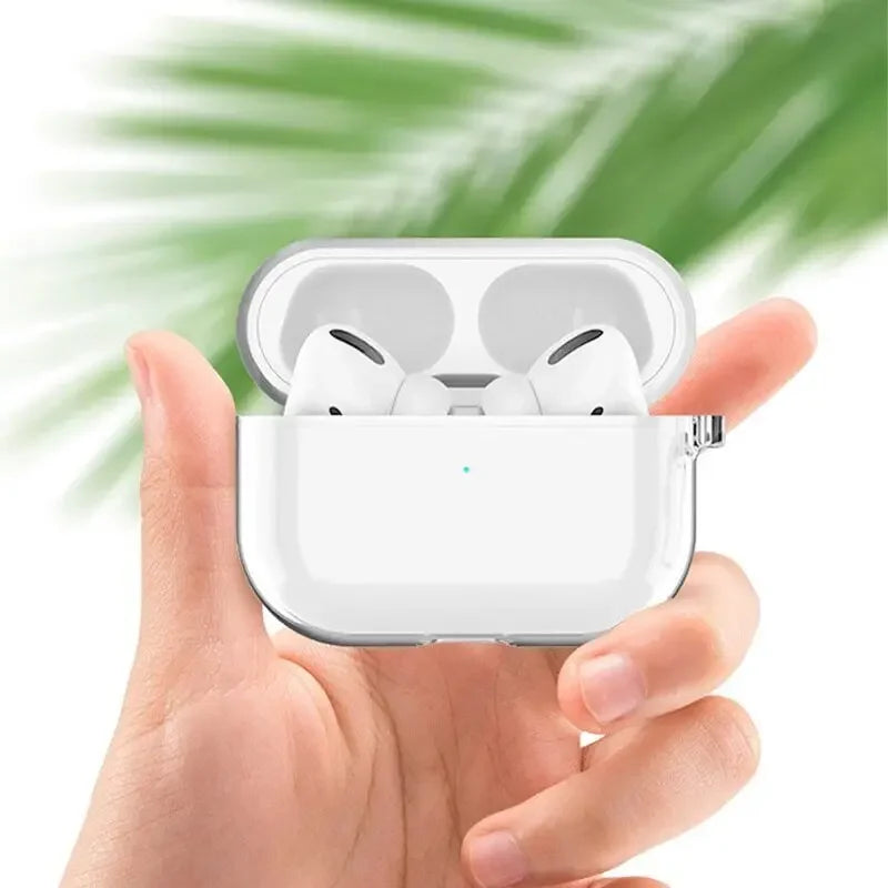 Silicone Transparent Case For Apple Airpods 1 2 Cover Earphone Case