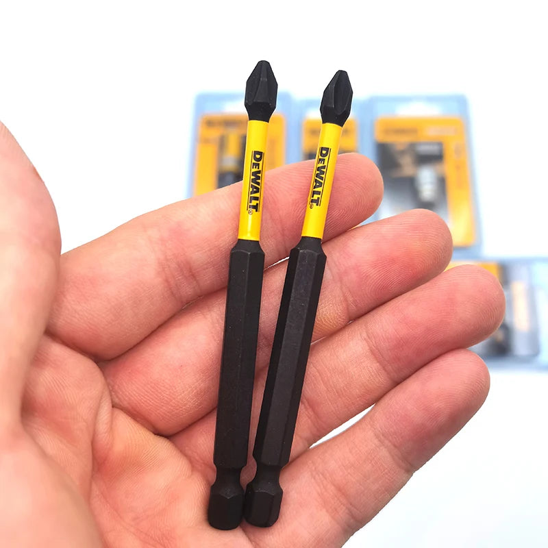 DEWALT Tool Accessories Combination Series Philips Slotted PH2 89MM 57MM 50MM Silver/Yellow Magnetic Ring Sleeve Extension Rod