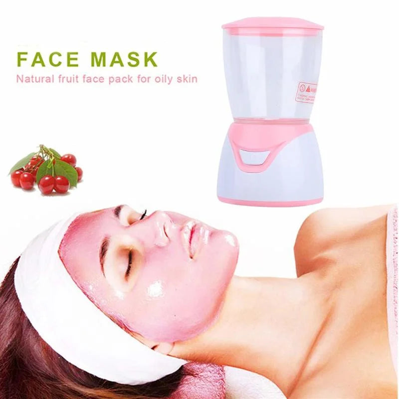 Automatic Fruit Mask Machine Reusable Portable Mini Skin Care Facial Milk Mask Maker Treatment Home Use Beauty Spa Tools Device