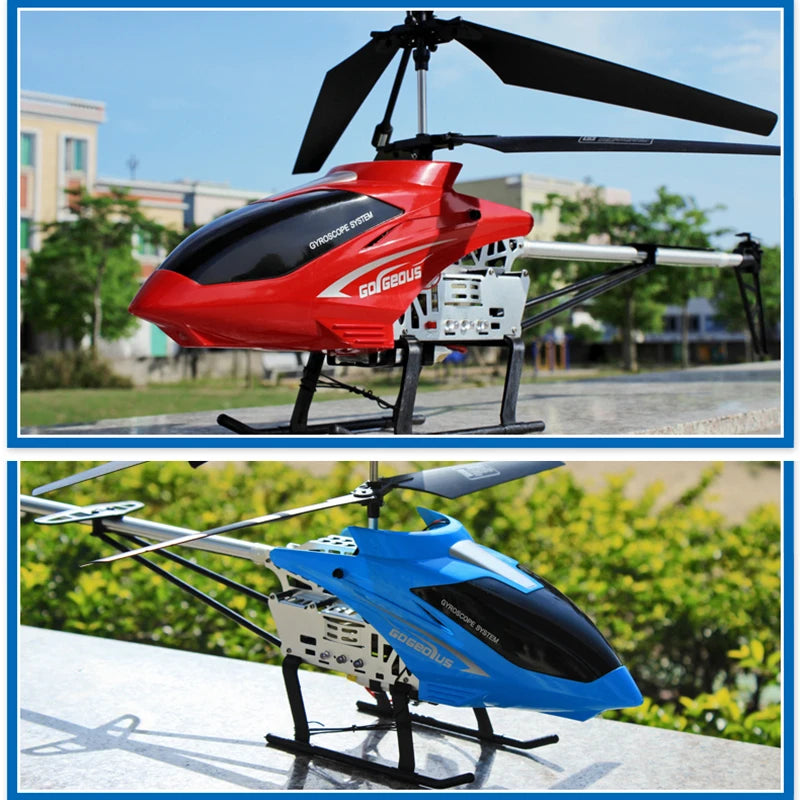 3.5CH Rc Helicopter Extra Large Remote Control Drone Durable Charging Model UAV Outdoor Aircraft Helicoptero Gift Toys for Kids