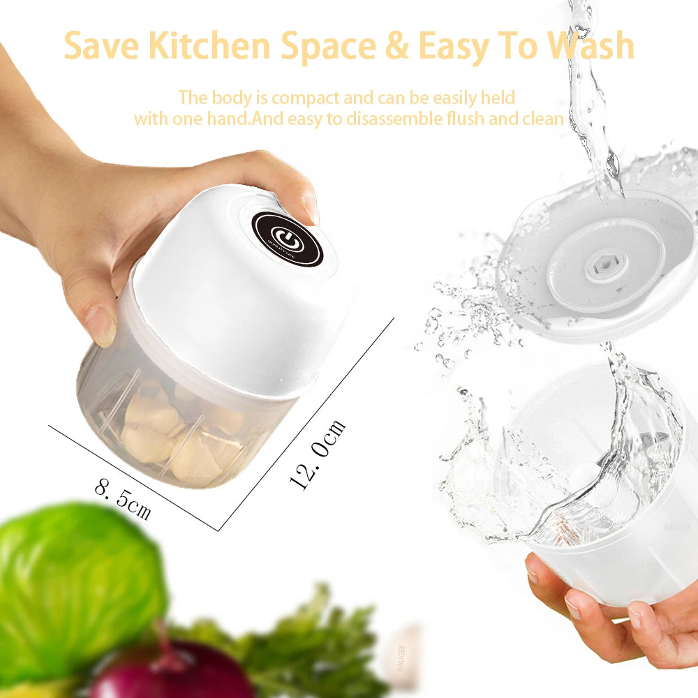 Electric Food Chopper kitchen Grinder Portable Vegetable Garlic Chopper Food Processor Small Mix For Kitchen Household