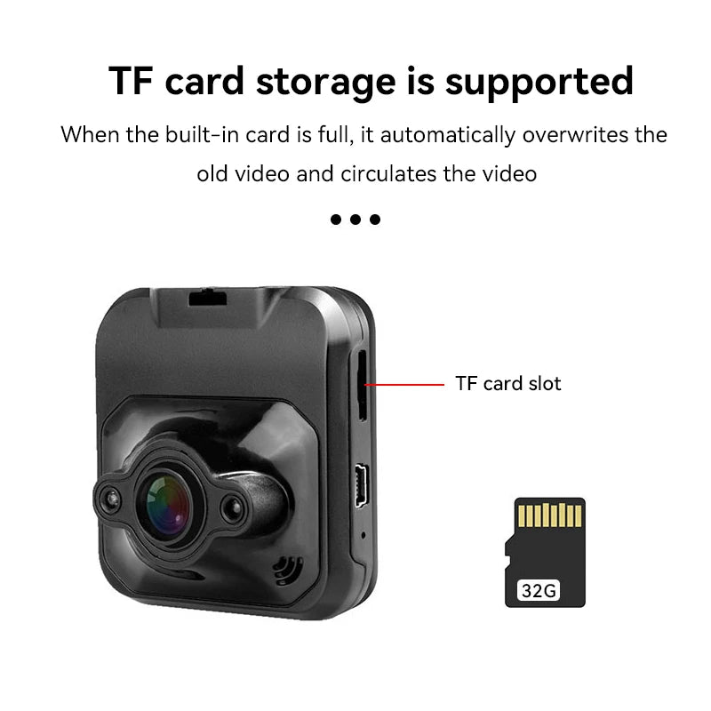 Driving Recorder Infrared Night Vision Car Parking Monitoring Car DVR Car Video Recorder Car Black Box Recorder Q1