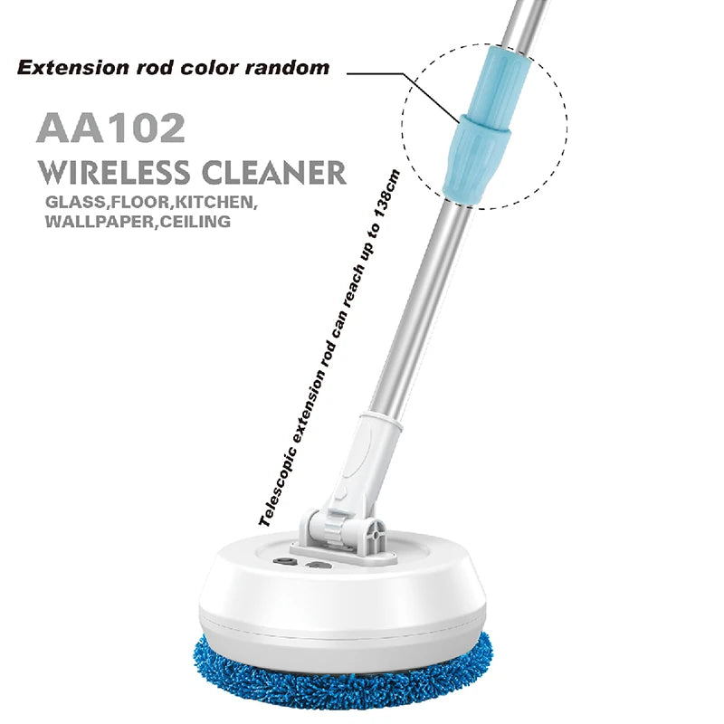 Electric Window Cleaners Robot Wireless Scalable Household Window Glass Floor Ceiling Car Cleaning USB 90 Min Working