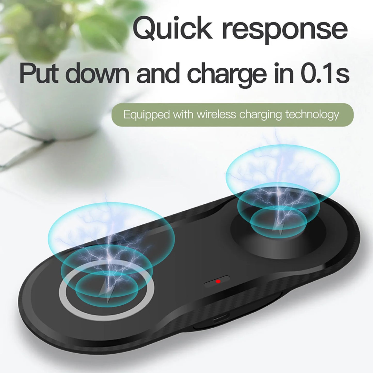 2 in 1 Wireless Charging Station For Galaxy Watch 5 4 3 Active 2 1 25W Dual Fast Charger Pad For Samsung S23/S22/21/20 Buds Pro