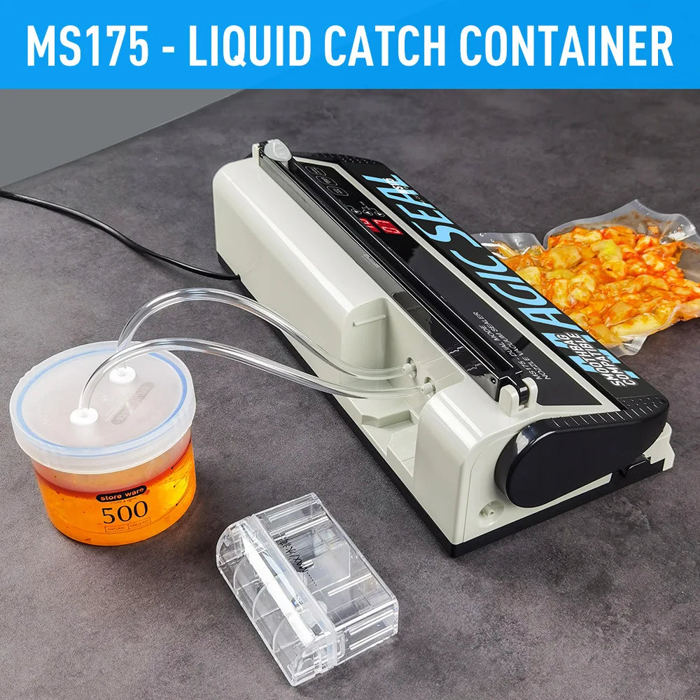 MAGIC SEAL MS175 Electric Vacuum Food Sealer Wet Vacuum Sealer Machine Professional Home Food Vacuum Sealer Packaging