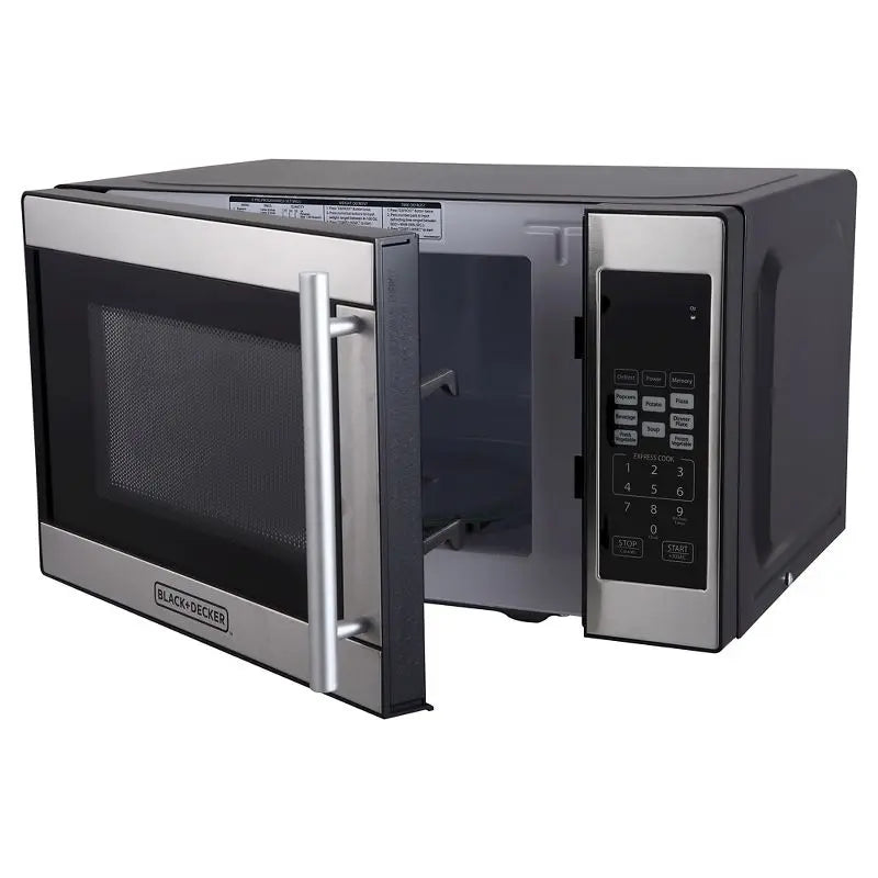 BLACK+DECKER 0.7 cu ft 700W Microwave Oven - Black - EM720CPN-P