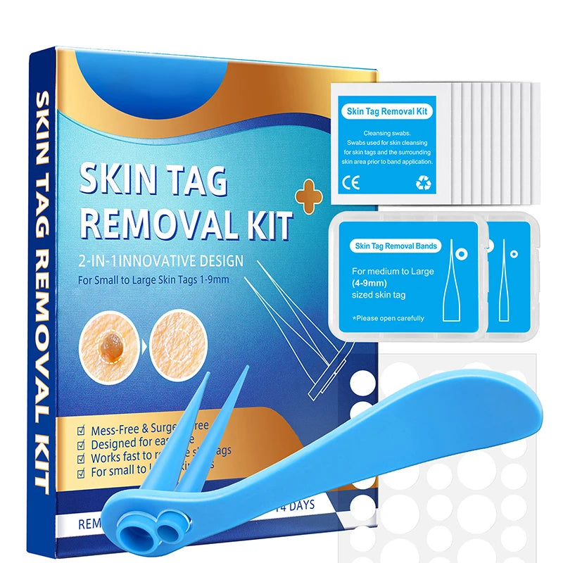 Skin Tag Remover Kit Micro Skin Tag Removal Device Adult Mole Stain Wart Remover Face Care Beauty Tools