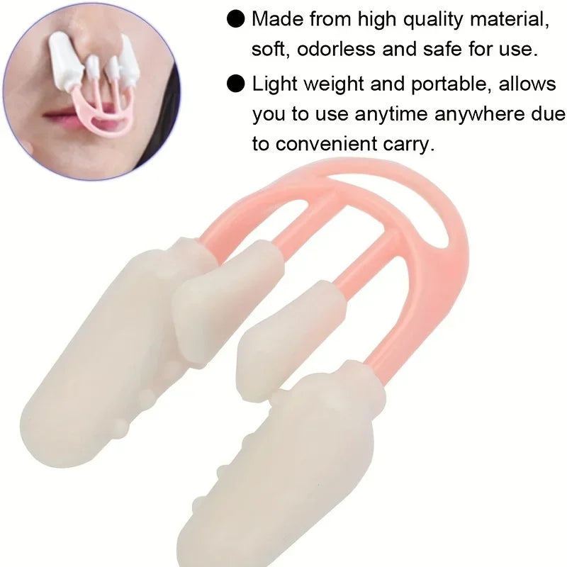 Nose Shaper Clip Pain Free Nose Bridge Straightener Corrector Beauty Up Lifting Soft Safety For Wide Crooked Nose Peopl