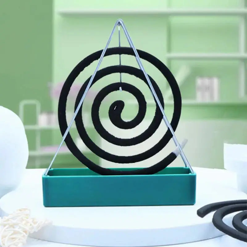 Mosquito Coil Holder Incense Holders Plastic Black Coil Incense Burner Frame Creativity Incense Bracket For Household