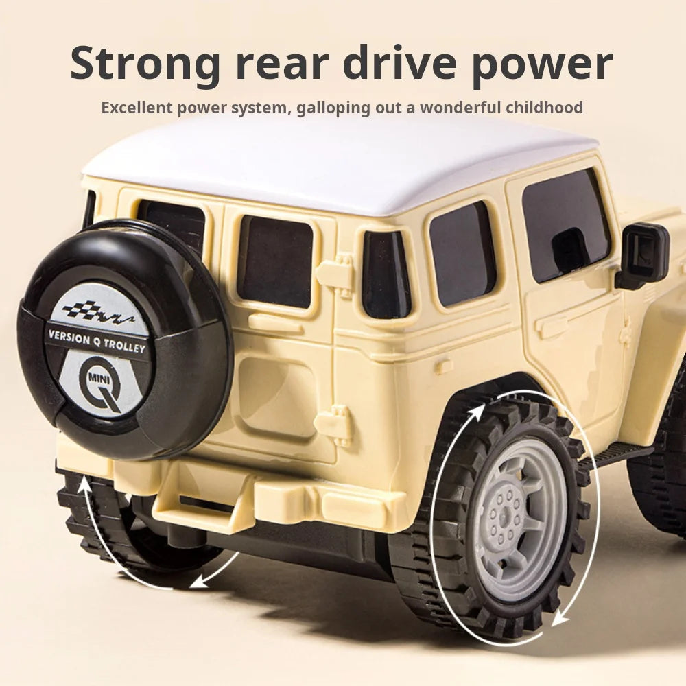 1 Pc Two-Way Electric Remote Control Car Simulation Electric Camouflage Off-Road Sports Car Model Boy Baby Toy(Without Battery)