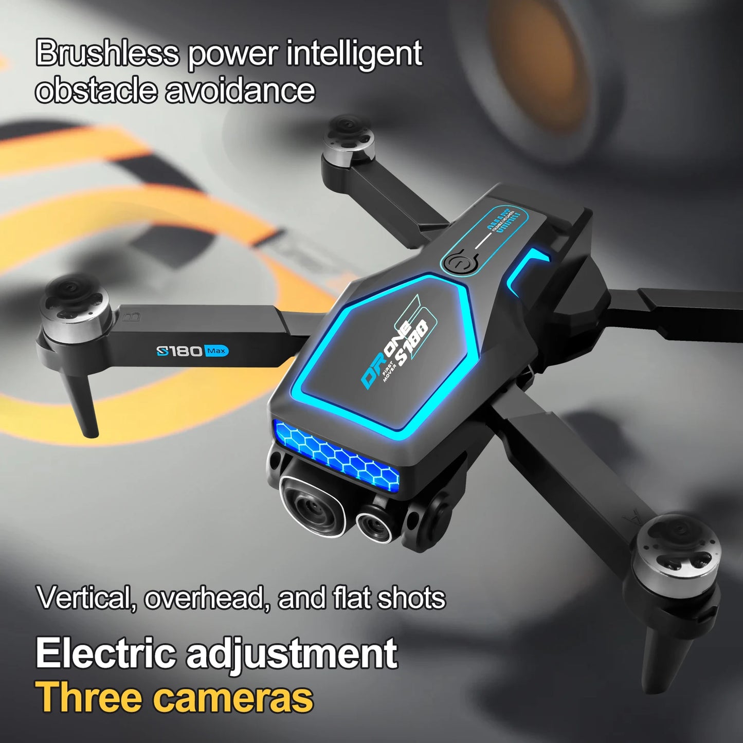 S180  Drone Professional With 8K Camera HD GPS WIFI 5G 360 ° Obstacle Avoidance Dual Brushless Motor Foldables RC Quadcopter Toy