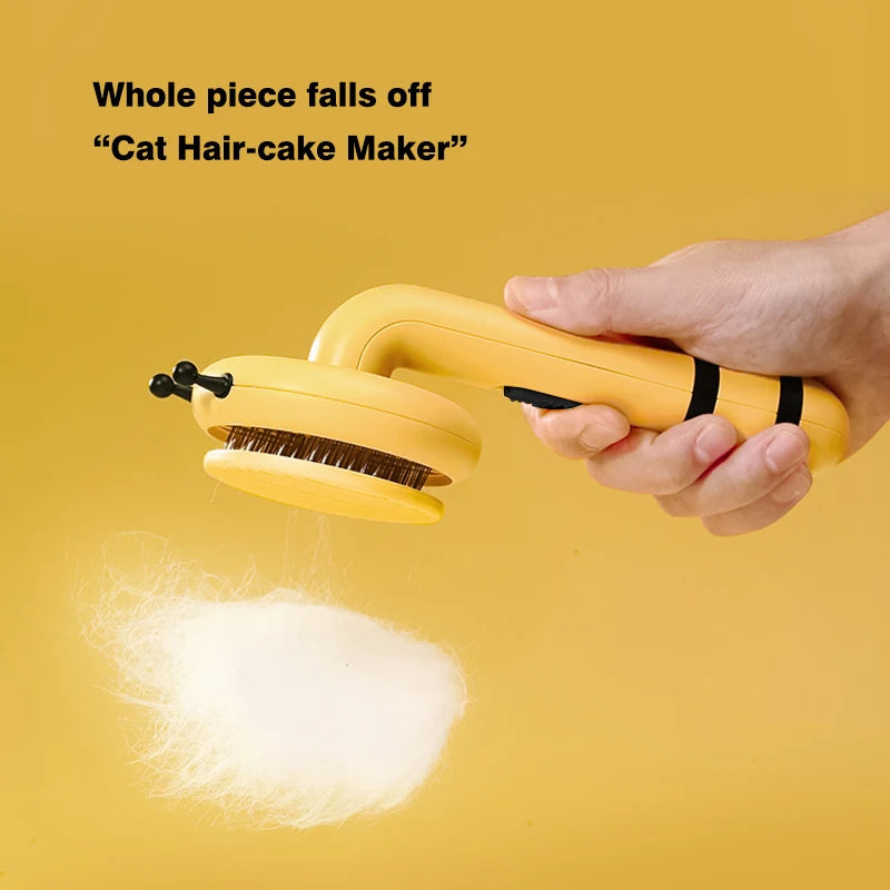 Bee Pets Self Cleaning Slicker Brush for Dog Cat Removes Hair Comb Undercoat Tangled Hair Massages Particle Beauty Products