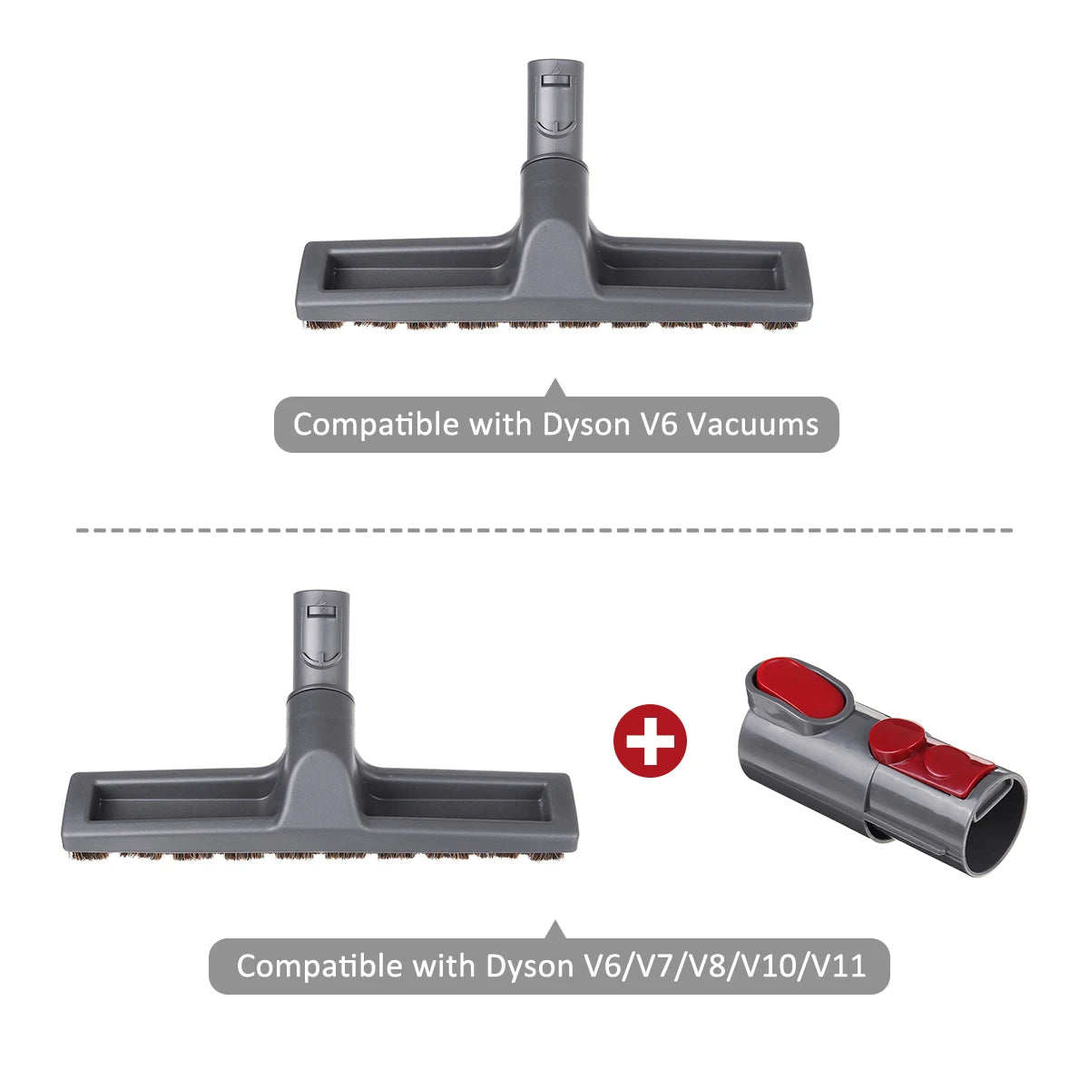 1Pcs Brush Head for Dyson V6 V7 V8 V10 V11 Vacuum Cleaner Floor Carpet Brush head Home Vacuum Cleaner Cleaning Tools Accessories