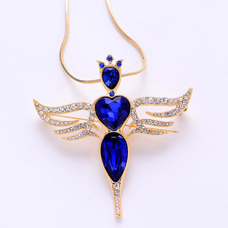 Crystal Sweater Chain Necklace High-end Wholesale