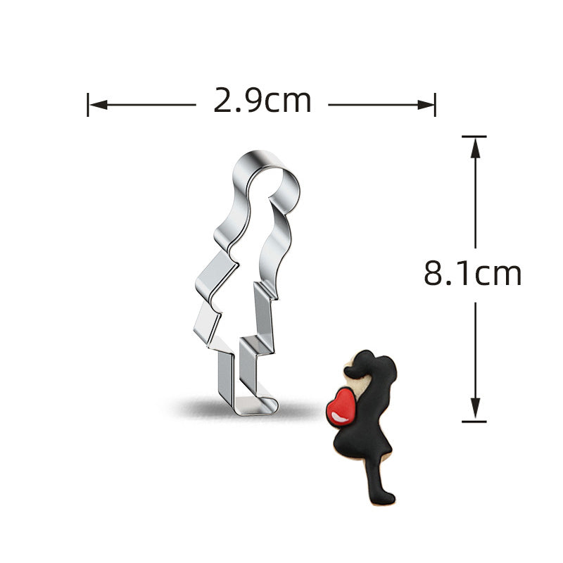 Stainless Steel Biscuit Mold Love Angel