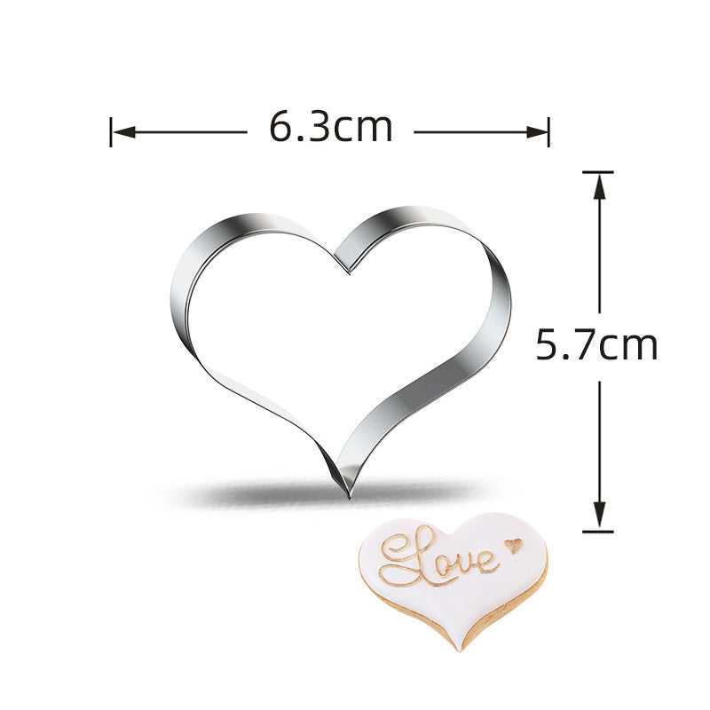 Stainless Steel Biscuit Mold Love Angel