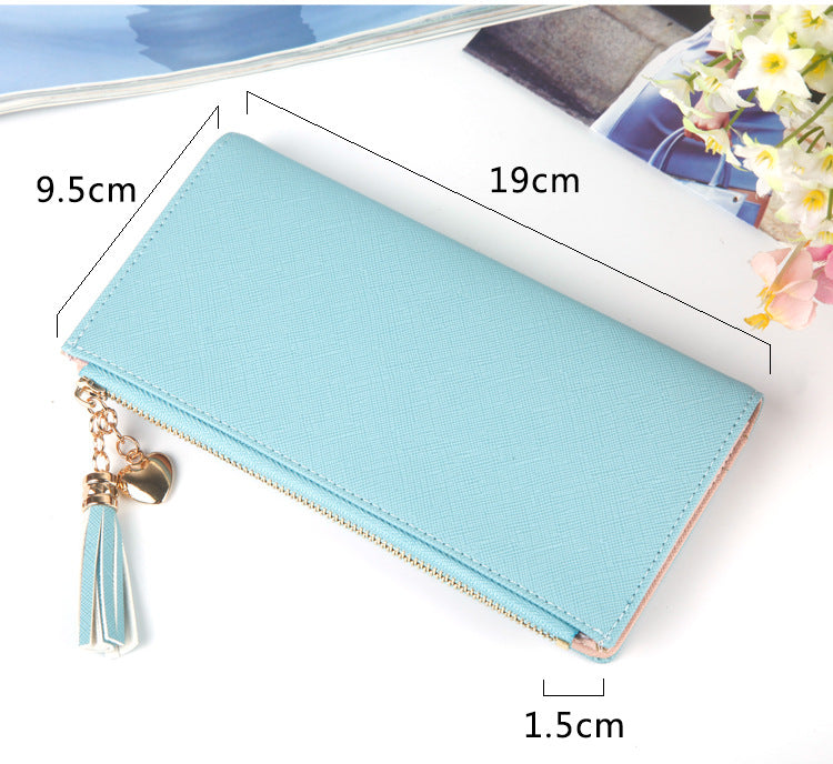 Long Wallet Ladies Student Fashion Tassels