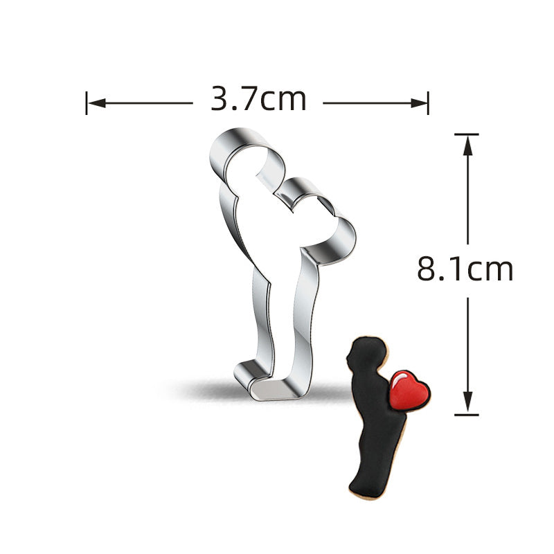 Stainless Steel Biscuit Mold Love Angel