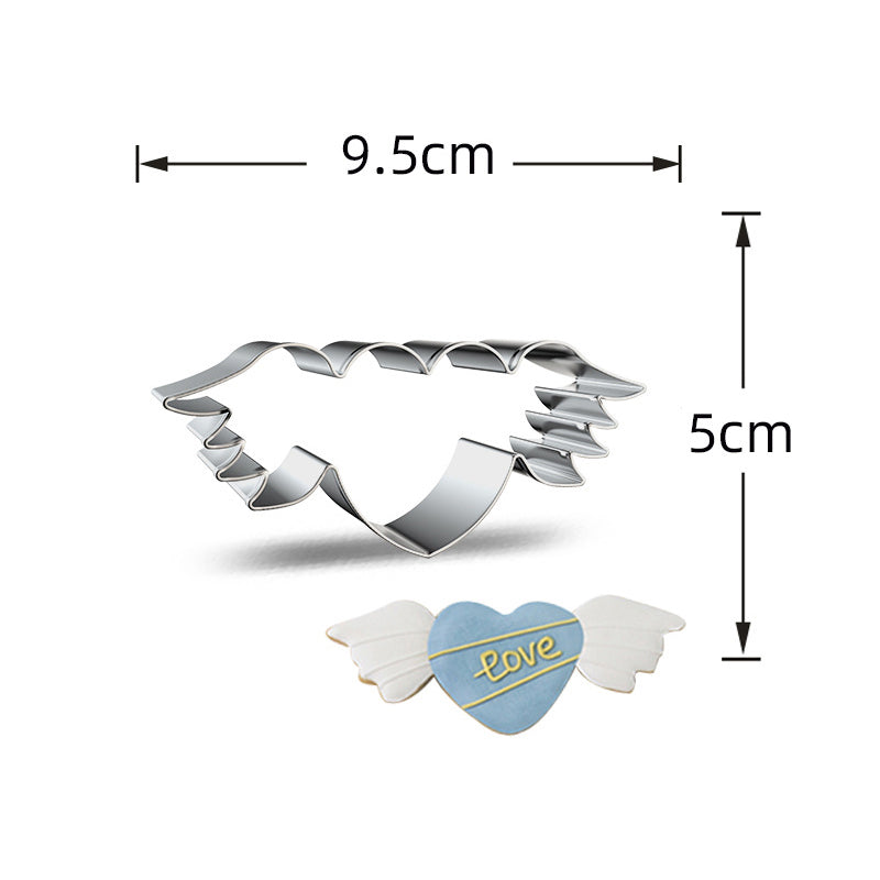Stainless Steel Biscuit Mold Love Angel