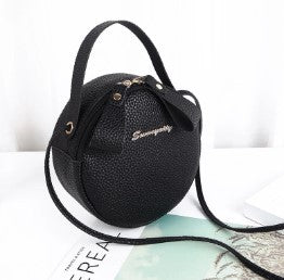 price 1.01 weight 170g Circular Design Fashion Women Shoulder Bag Leather Women's Crossbody Messenger Bags Ladies Purse Female Round Handbag